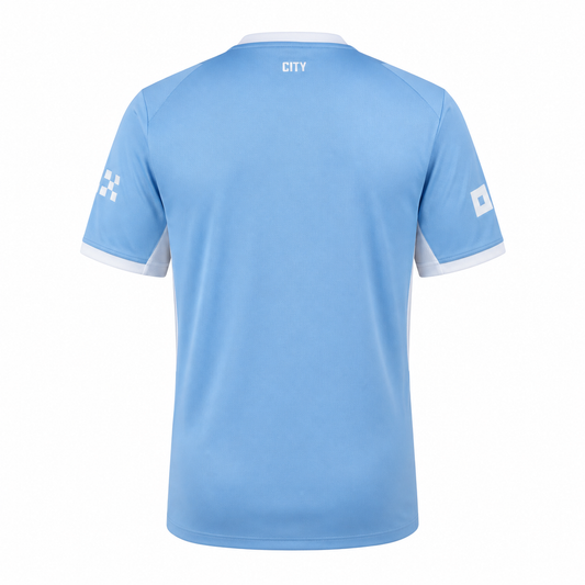 Camiseta Manchester City local 2026/27 - vista trasera