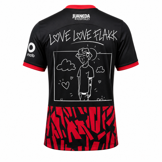 Camiseta RCD Mallorca Rels B «LOVE LOVE FLAKKO» - vista trasera