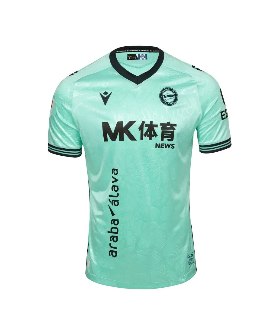 Camiseta Deportivo Alavés tercera equipación 2026/27 - vista frontal azul
