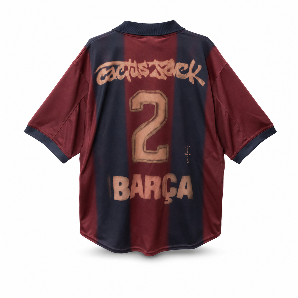 Camiseta FC Barcelona Travis Scott - vista trasera