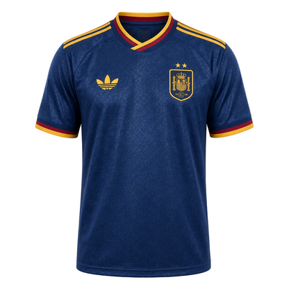 Camiseta selección España campeones AZUL 2026/27 - vista frontal azul