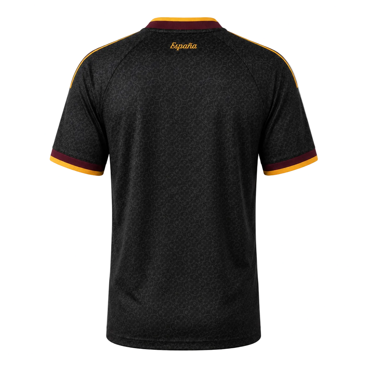 Camiseta selección España campeones NEGRA 2026/27 - vista trasera