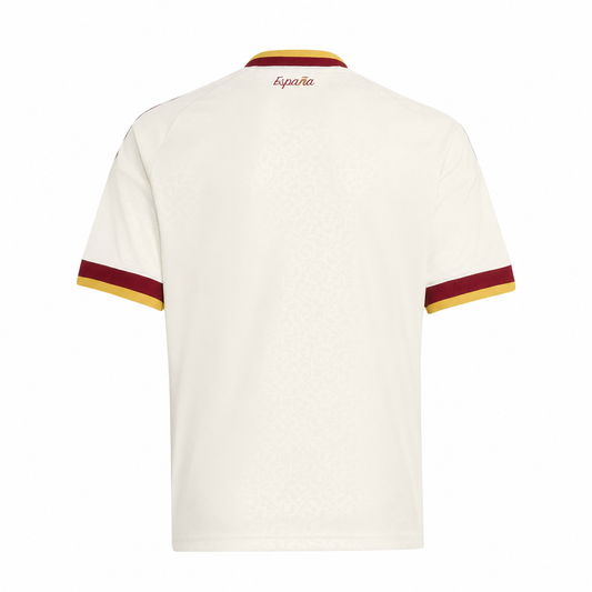 Camiseta selección España campeones blanca 2026/27 - vista trasera