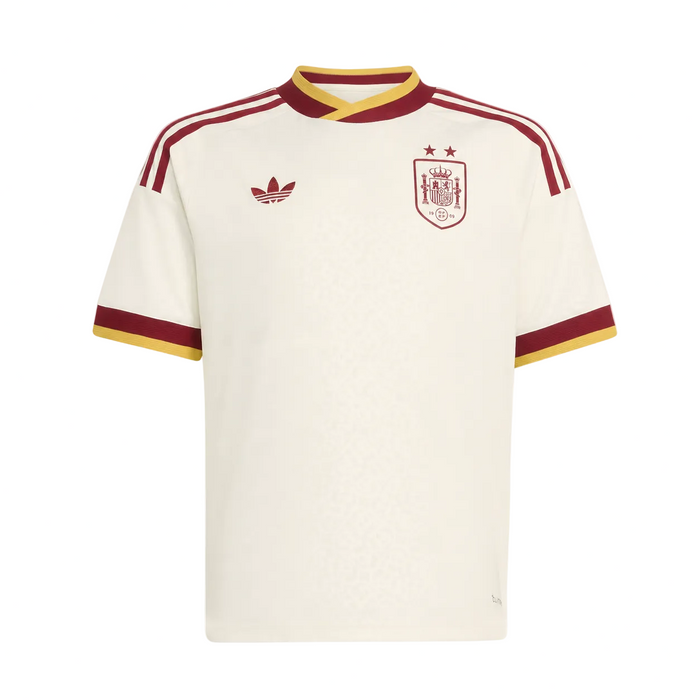 Camiseta selección España campeones blanca 2026/27 - vista frontal